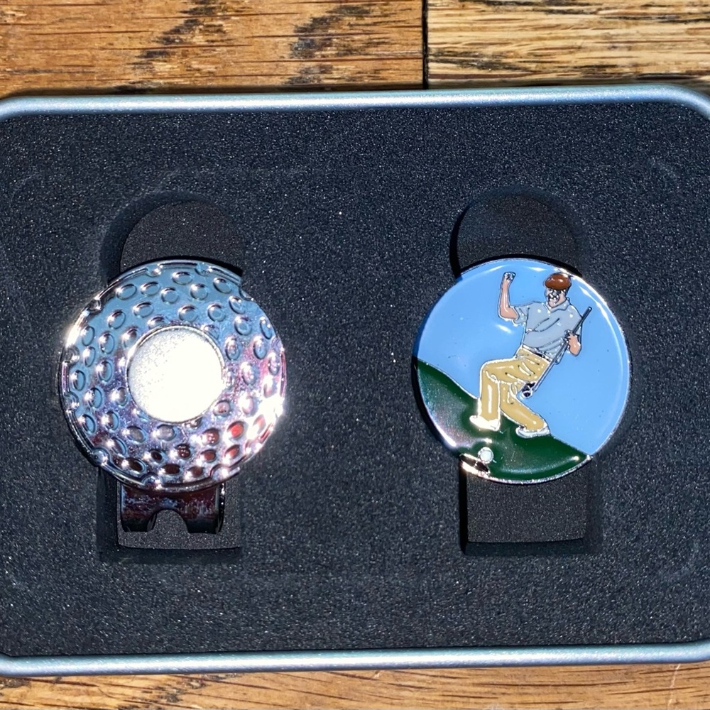 Golf Magnetic Ball Marker Hat Clip